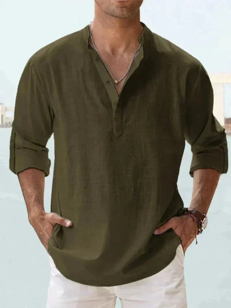 Male Linen Tops