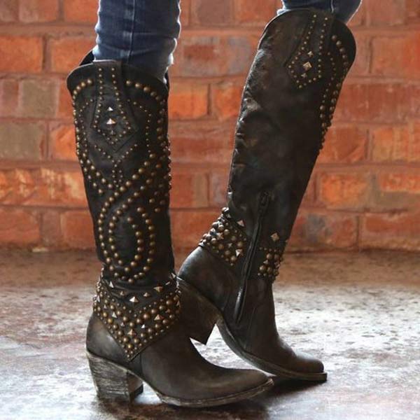 Drune | Cowboystiefel mit Absätzen