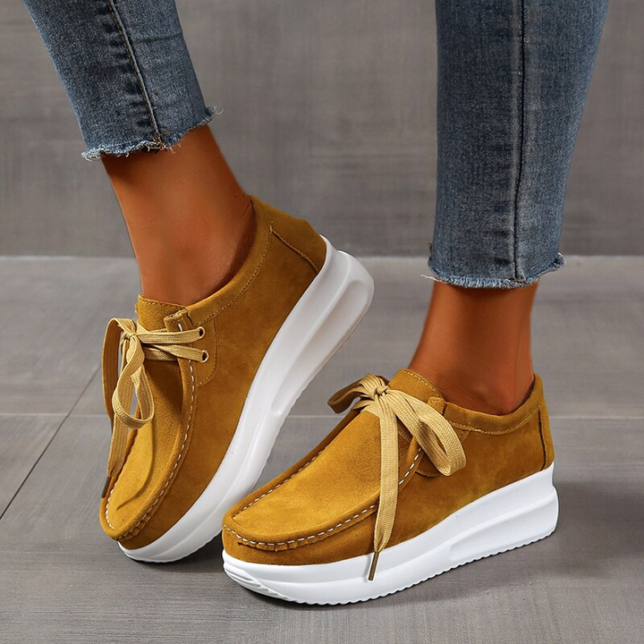 Drune | Bequeme Dicke Wildlederschuhe mit Rutschfester Sohle