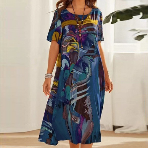 Drune | Lässiges Plus-Size Bindekleid
