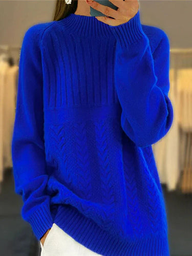 Drune | Hoher Hals Gerippt Pullover