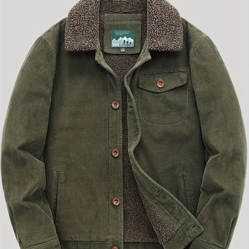 Drune | Fleecejacke mit Knöpfen