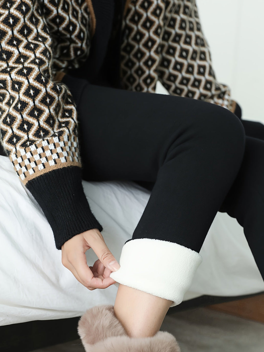 Drune | warme Thermo Skinny Leggings