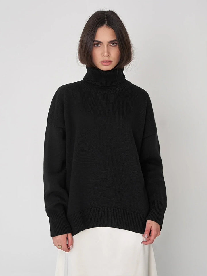 Drune | Kuscheliger Oversize-Pullover mit Rollkragen