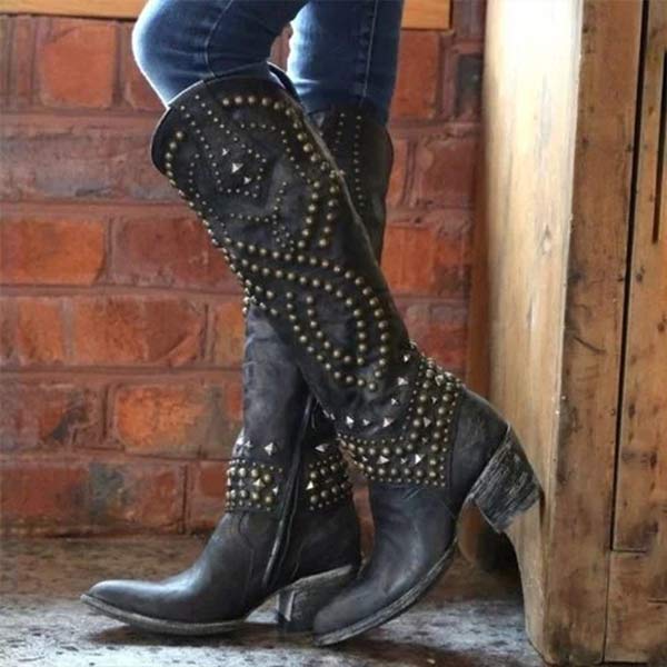 Drune | Cowboystiefel mit Absätzen