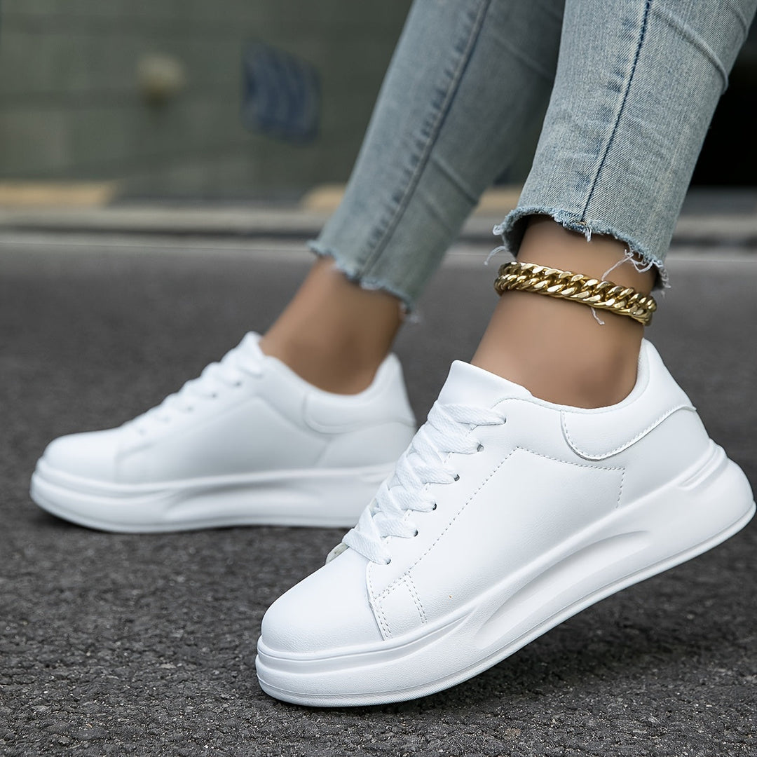 Drune | Damen Weiße Sneakers Casual