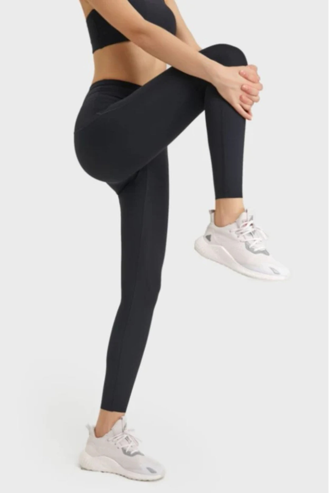 Drune | Bauch mit hoher Taille und dünne Yoga-Neun-Punkt-Hose