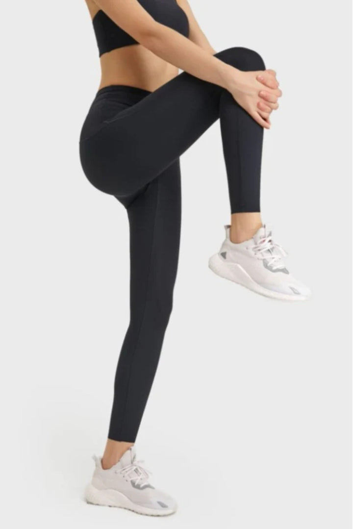 Drune | Bauch mit hoher Taille und dünne Yoga-Neun-Punkt-Hose