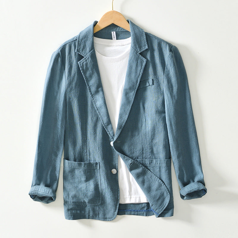 Herren Leichter Leinen Blazer