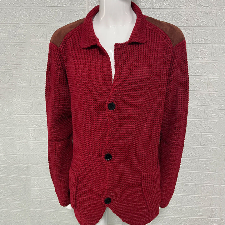Drune | Strickjacke mit Stehkragen