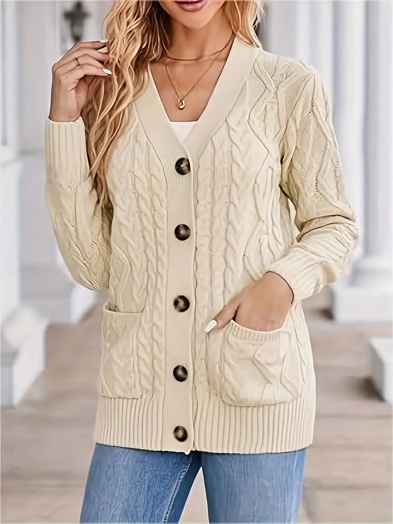 Drune | Klassische Strickjacke