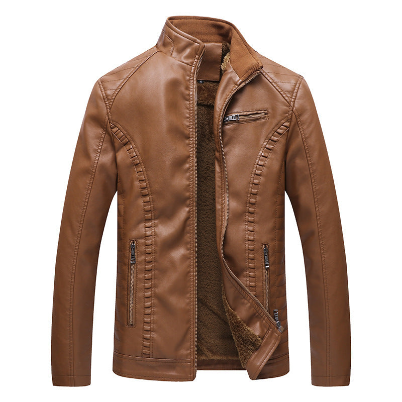 Drune | Herren PU-Lederjacke