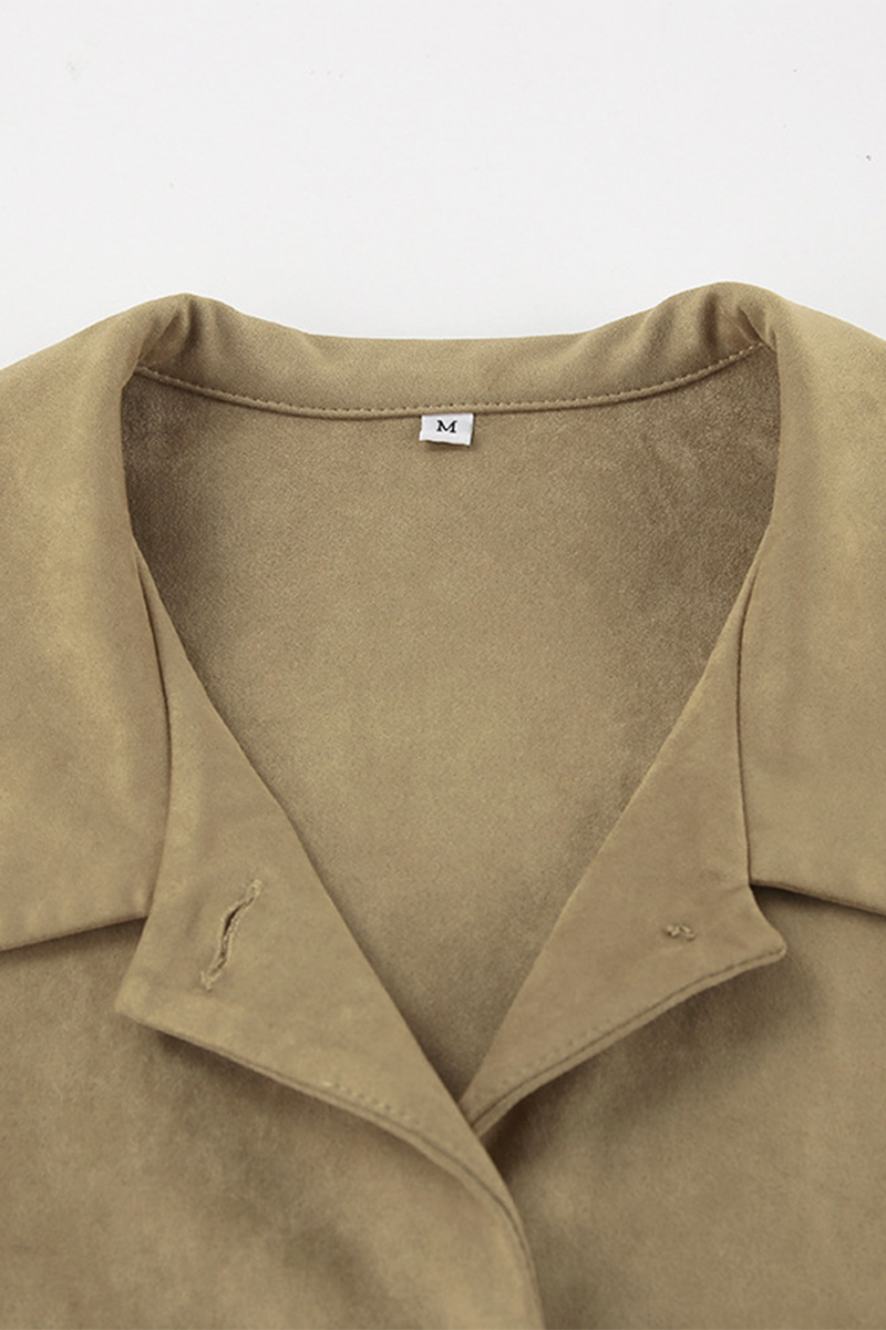Drune | Casual jacket with button-through shirt collar