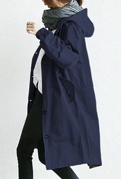Drune | Warmer Trenchcoat für Damen Lang