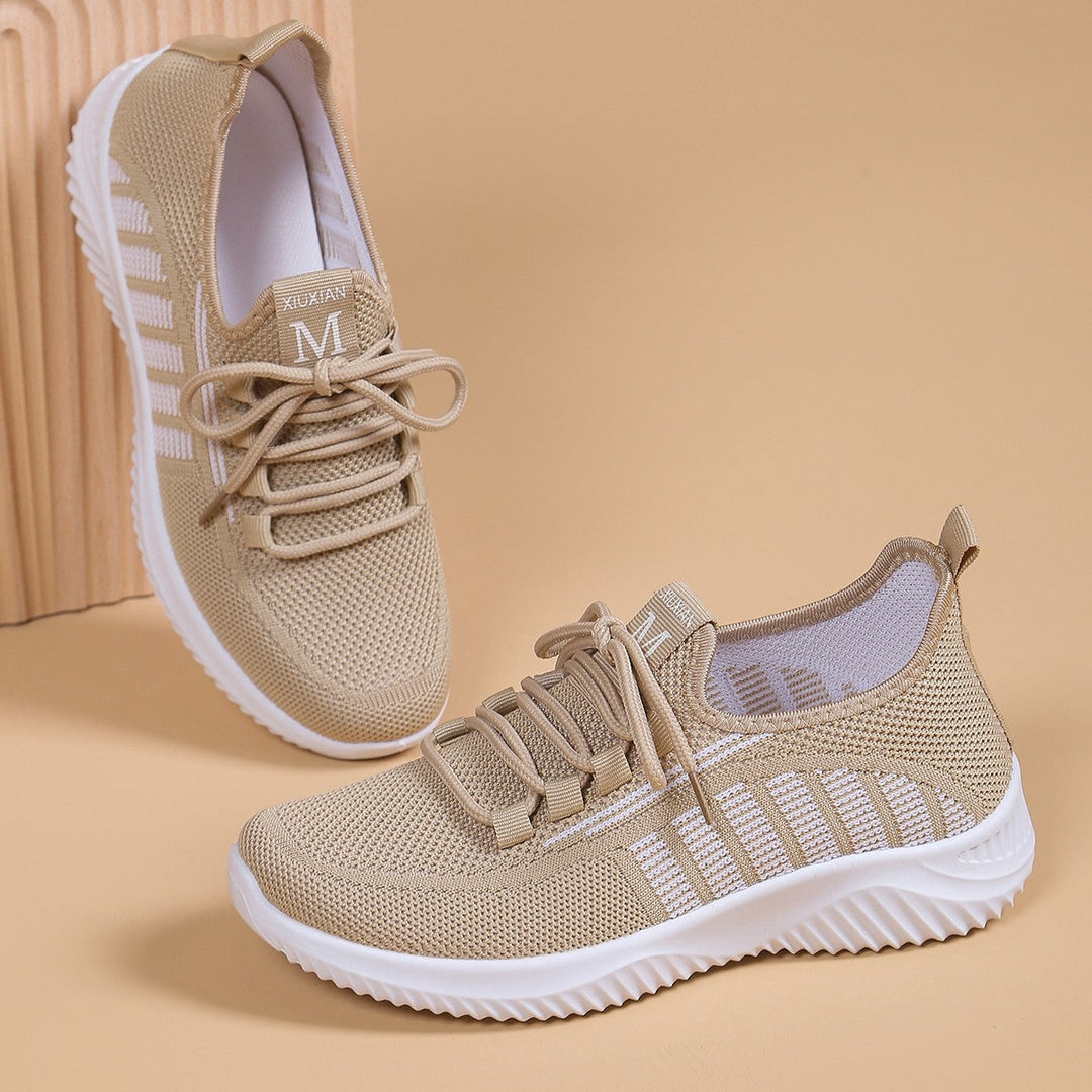 Drune | Damen Rund Zehen Ballerinas Sport Sneakers