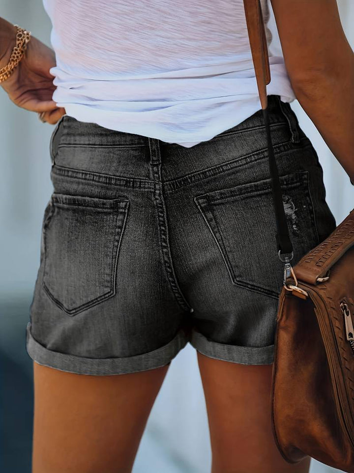 Drune | Frühling/Sommer Rippend Denim Shorts