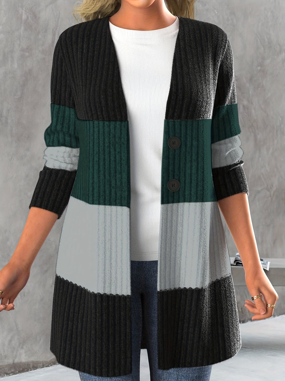 Drune | Modische und Mühelose Strickjacke