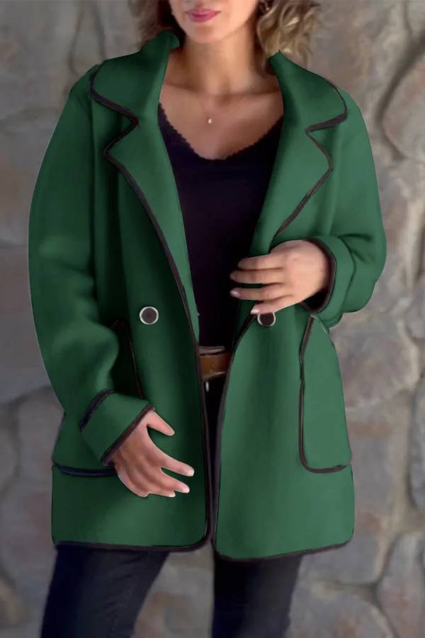 Drune | Suit-Kragen doppelseitige Wolljacke