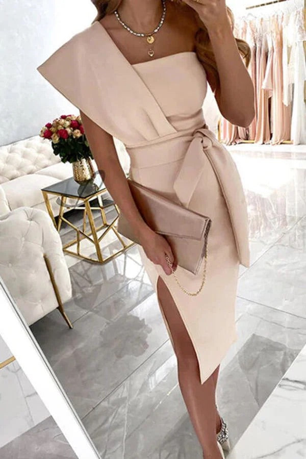 Drune | Carrie In Paris Knoten Taille Bleistiftkleid
