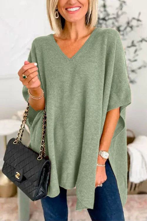 Drune | Vielseitiger Pullover im Poncho-Stil