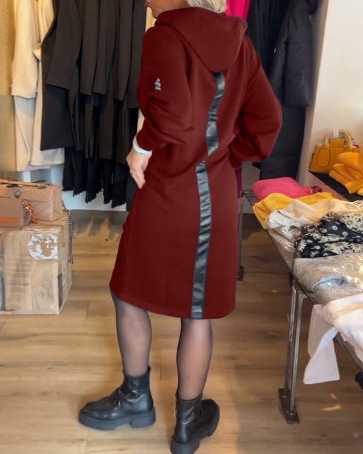 Drune | Kleid mit Kapuze und Taschen