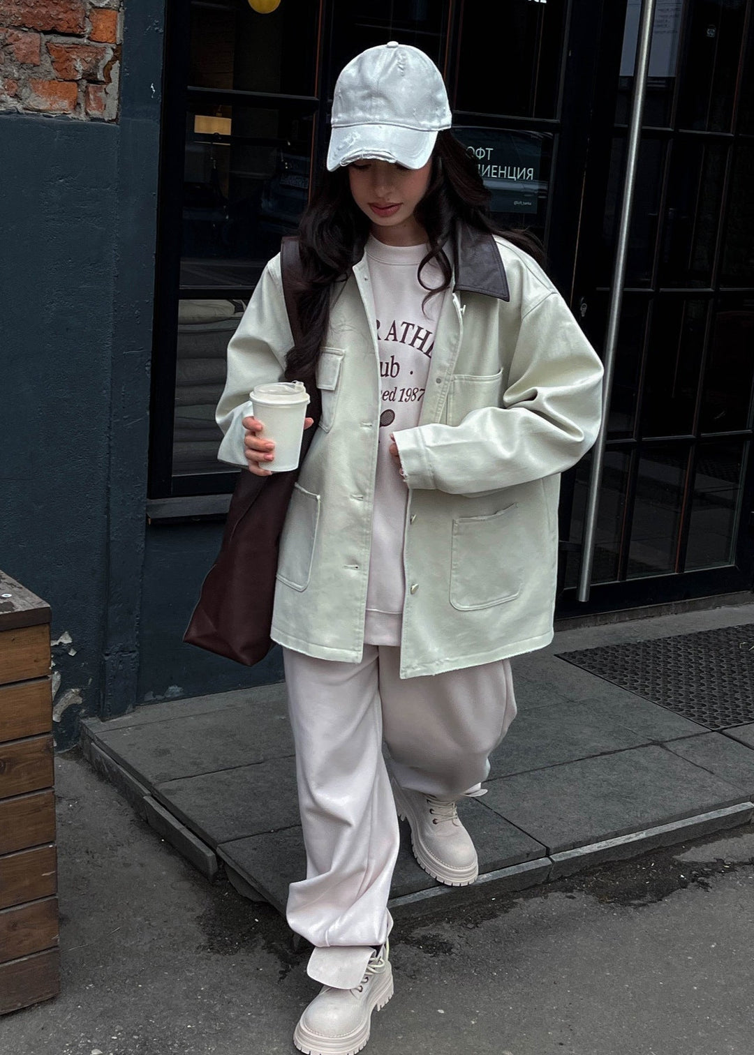 Drune | Ease - Übergröße Button-Up Utility-Jacke