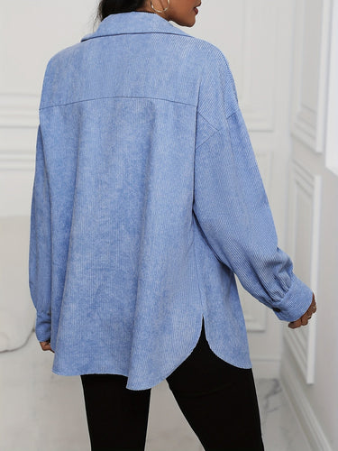 Drune | Weiche Cordjacke Polyester/baumwolle Stilvoller Komfort