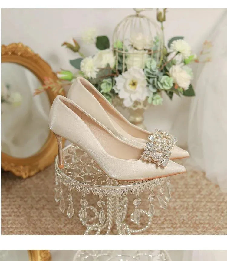 Drune | Brautschuhe Stiletto mit Strass