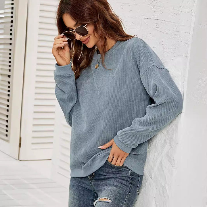 Drune | Cordpullover Sweatshirt für Damen