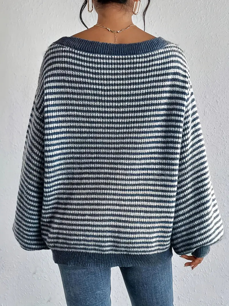 Drune | Gestrickter Pullover mit Herunterfallenden Schultern