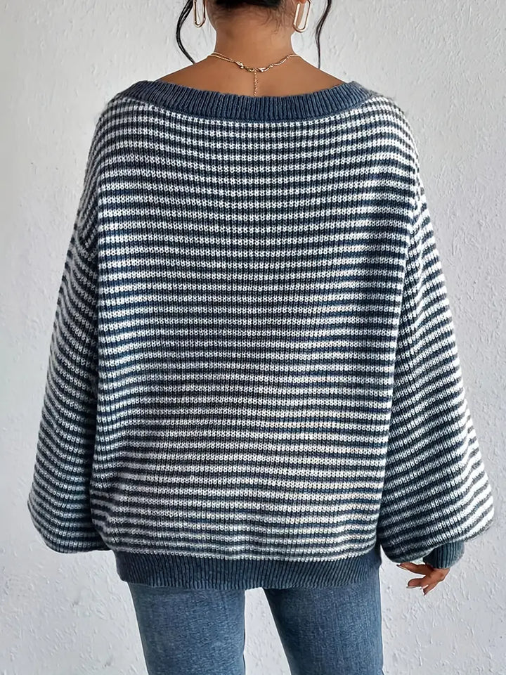 Drune | Gestrickter Pullover mit Herunterfallenden Schultern