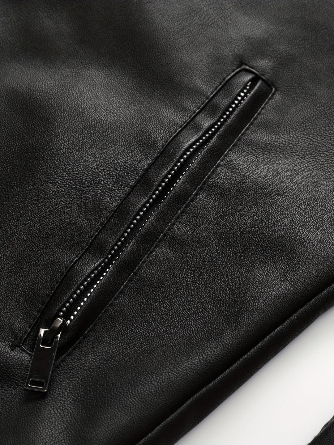 Drune | Stylische Lederjacke mit Reißverschluss