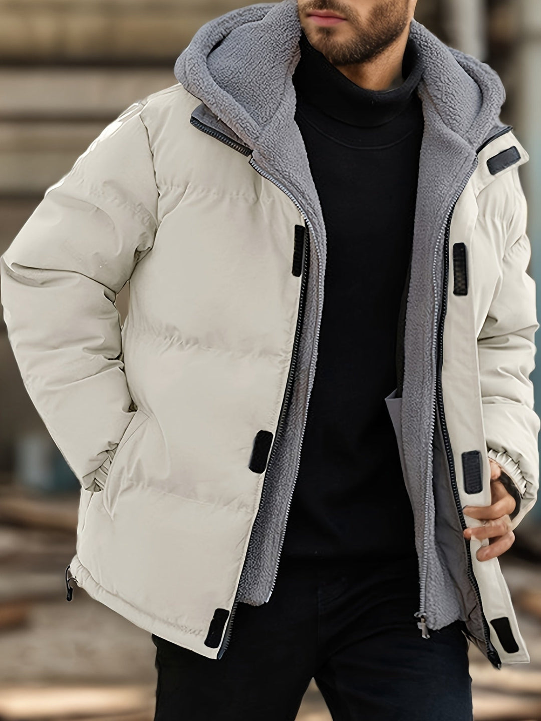 Drune | stilvolle gepolsterte Winterjacke für Männer - Ideal für den Winter