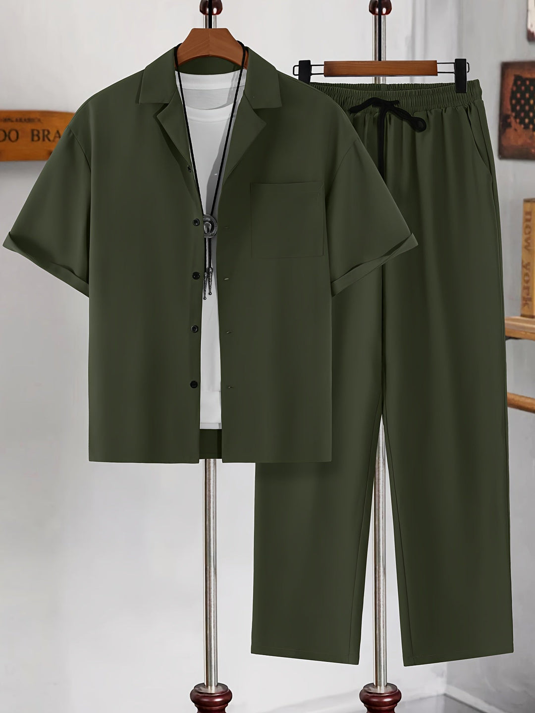 Drune | Sommeroutfitsatz in Einfarbiger Farbe