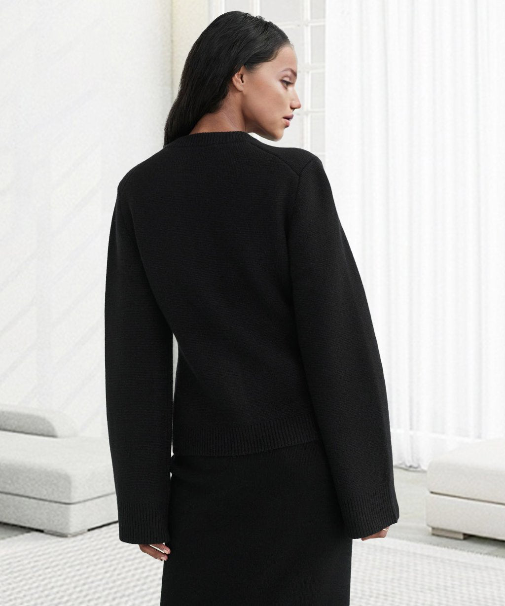 Drune | Ultraweicher Knopf-Cardigan für Frauen