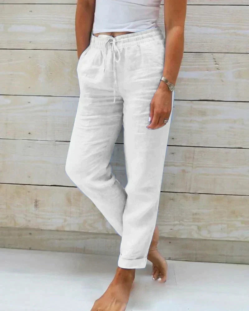 Drune | Stylische Hosen aus Baumwolle für Frauen
