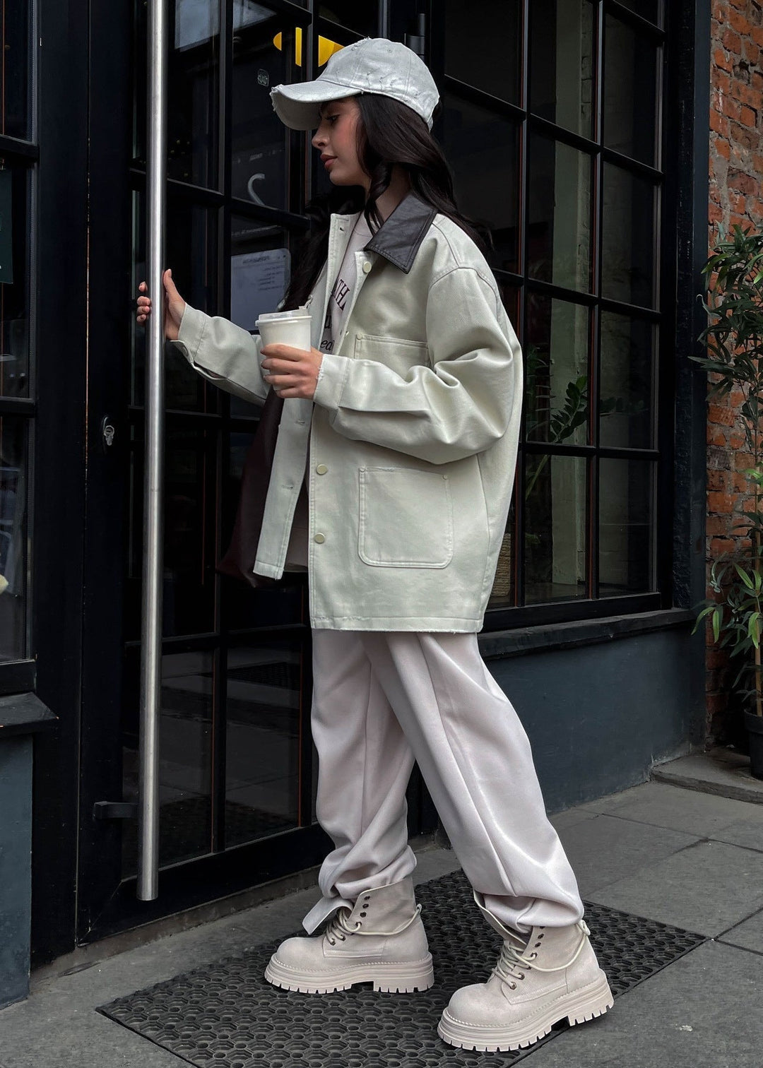 Drune | Ease - Übergröße Button-Up Utility-Jacke