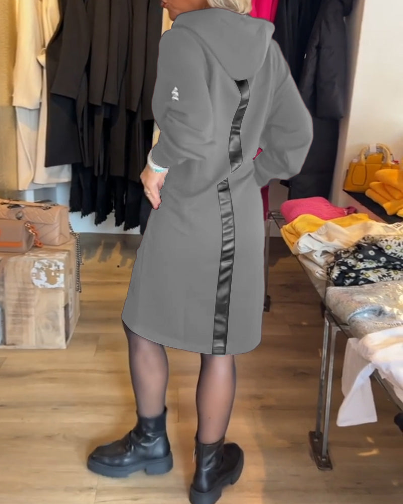 Drune | Kleid mit Kapuze und Taschen