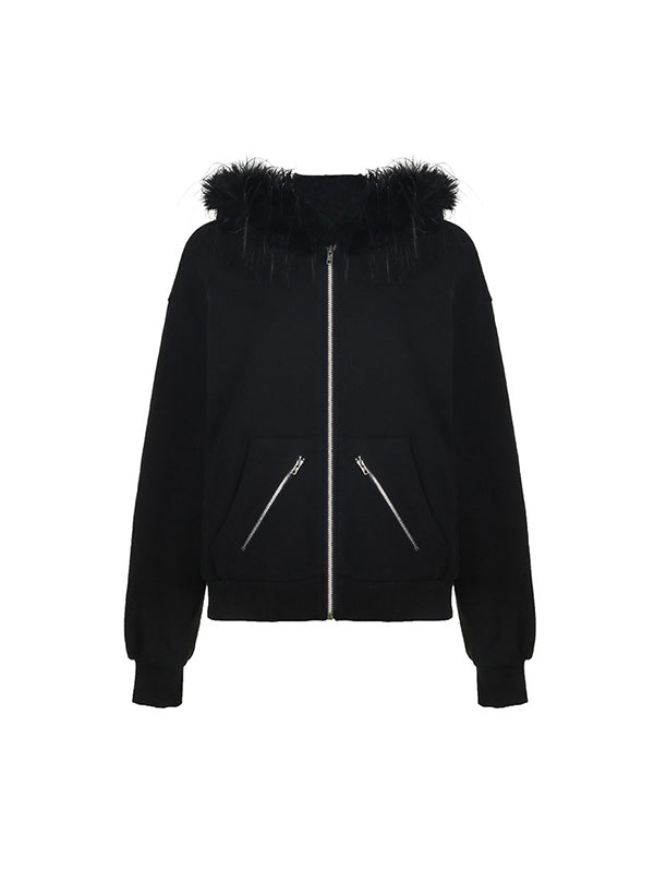 Drune | Y2k lockere lässige Patchwork-Jacke
