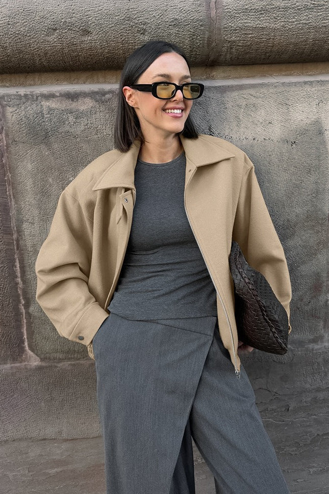 Drune | Lockere Wolljacke