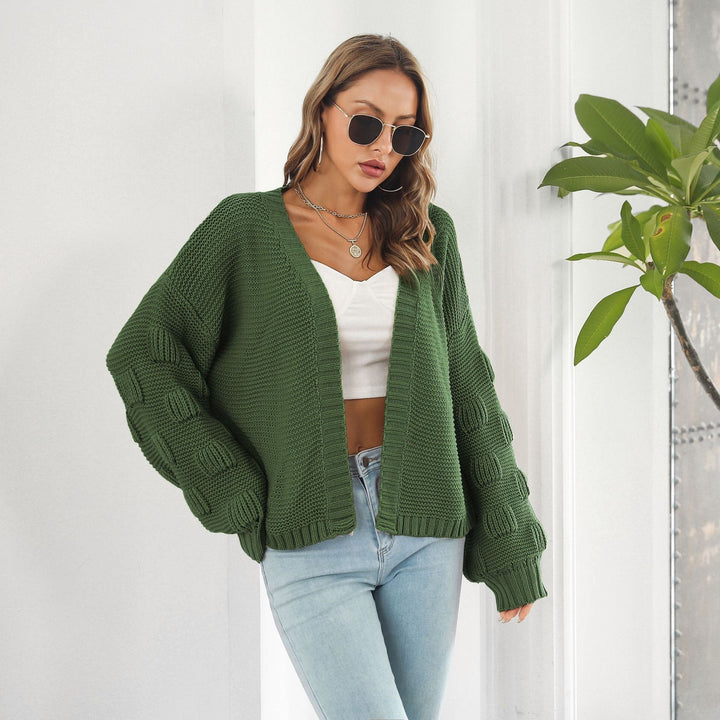Drune | Schicke & gemütliche Strickjacke mit Puffärmeln