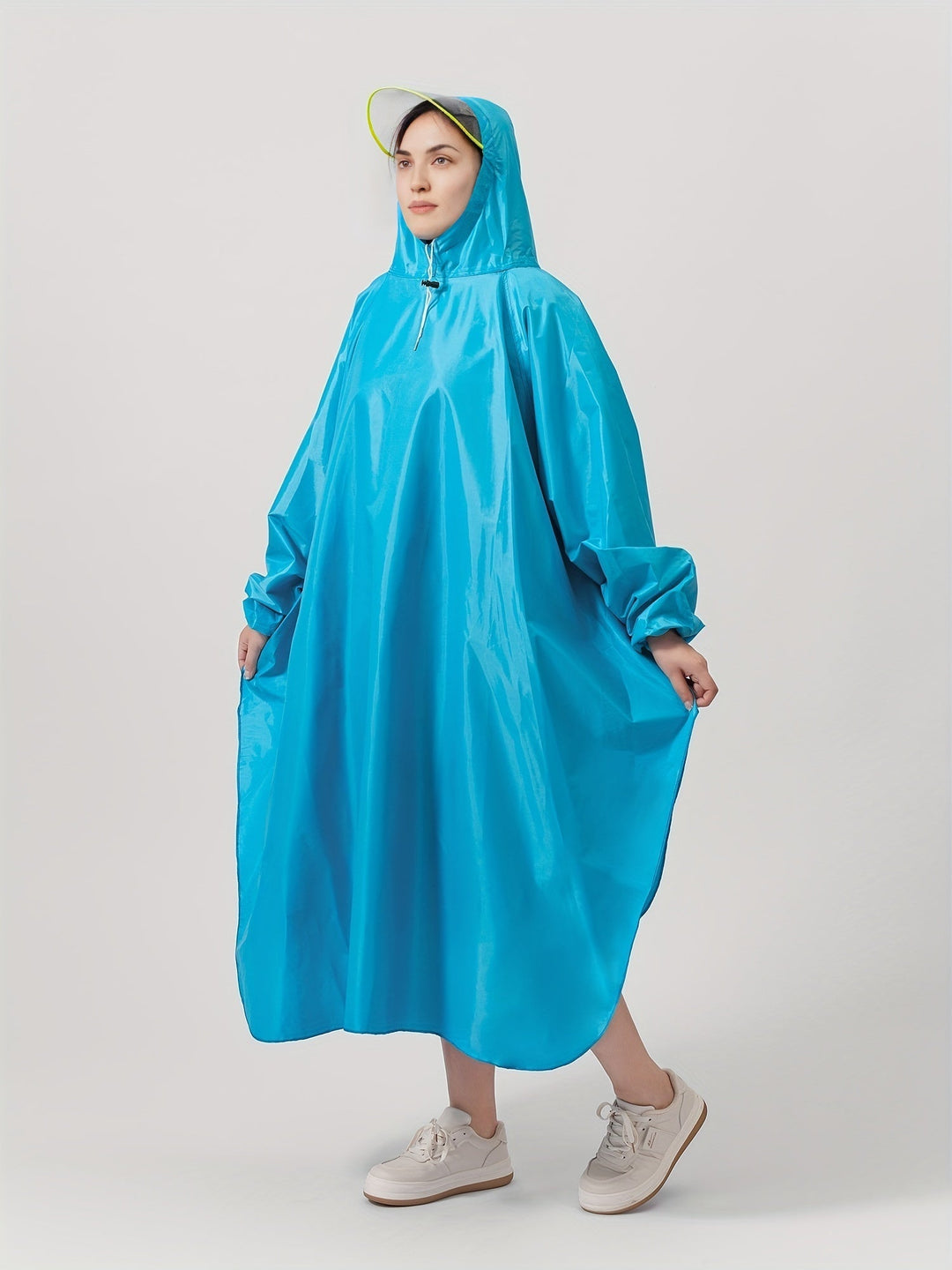 Drune | Wasserdichter Unisex Regenponcho Mit Kapuze
