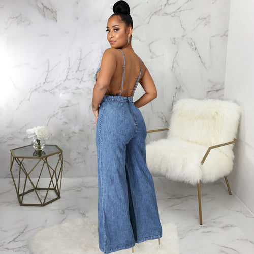 Drune Denim Overall | Trendiger Overall im Denim-Look für Damen