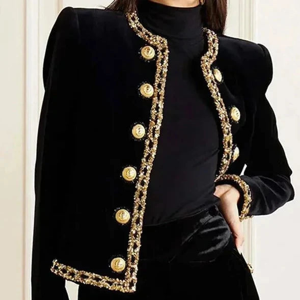 Drune - Elegante Jacke mit Knöpfen
