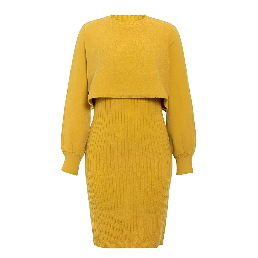 Drune | 2|Teiliges Strickkleid Mit Flügelärmeln