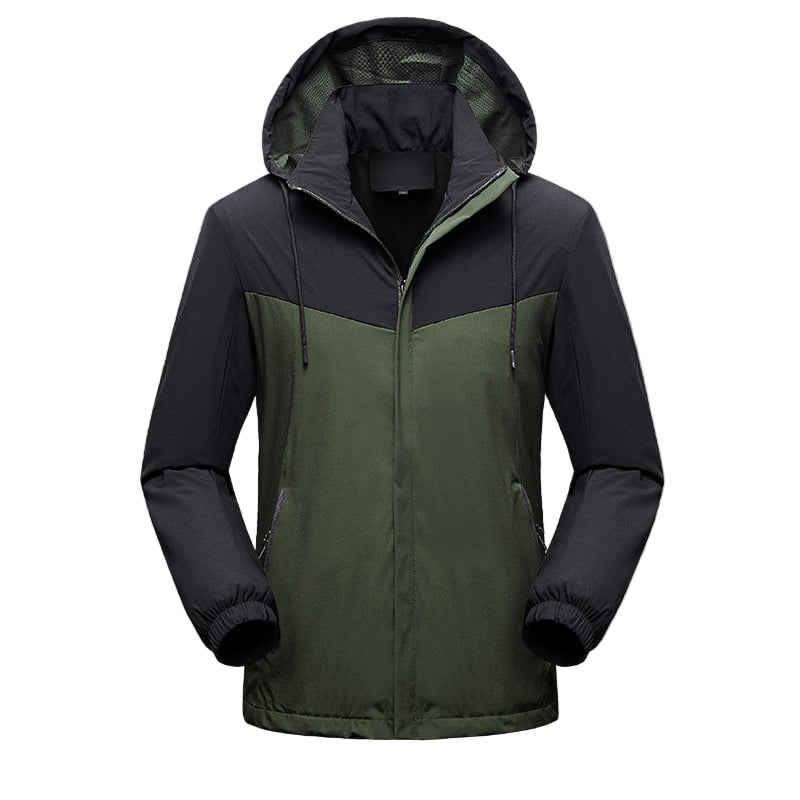 Drune | Wasserdichte Herren Sportjacke mit verstellbarer Kapuze