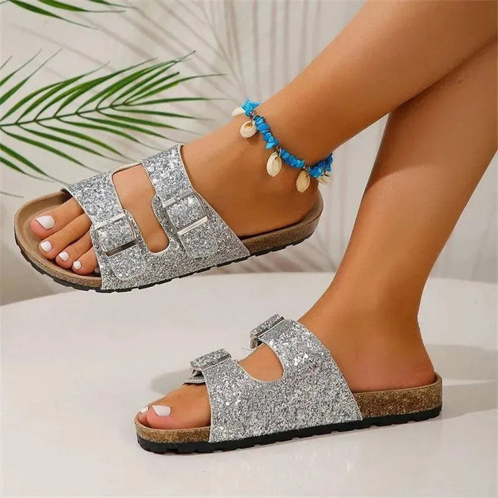 Drune | Slippers mit Doppelter Schnalle