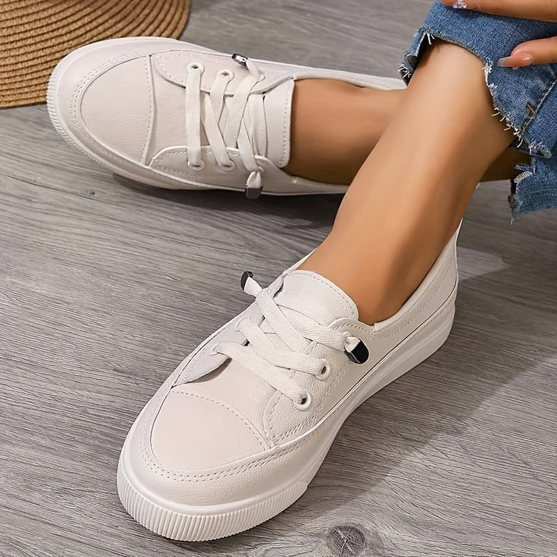 Damen Schnürung Orthopädische Flache Schuhe Drune