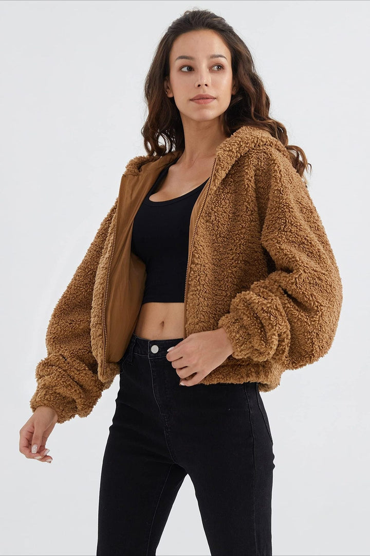 Drune | Kapuze Zip Kurze Jacke