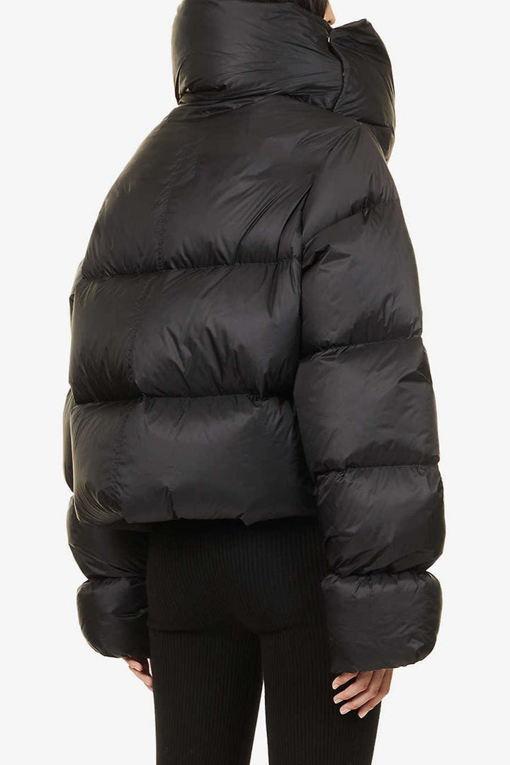 Drune | Hals-Schal-Kragen gesteppte Pufferjacke
